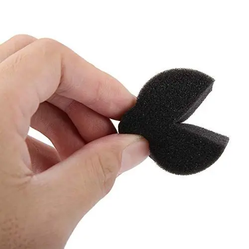 Produktbild: Steckschaum, Blumensteckschaum, Pflanzschwamm, 50pcs Soilless Hydroponic Sponge Pflanzschwämme Sämling Hydroponics Growing System Kit Floristikbedarf für Gewächshaus (Schwarz)