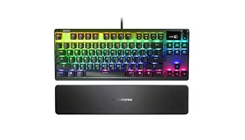 Produktbild: SteelSeries Apex 7 TKL - Mechanische Gaming-Tastatur – Kompakt (TKL) – OLED Smart Display – Rot Schalter – Deutsches (QWERTZ) Layout - Kompakt (TKL)