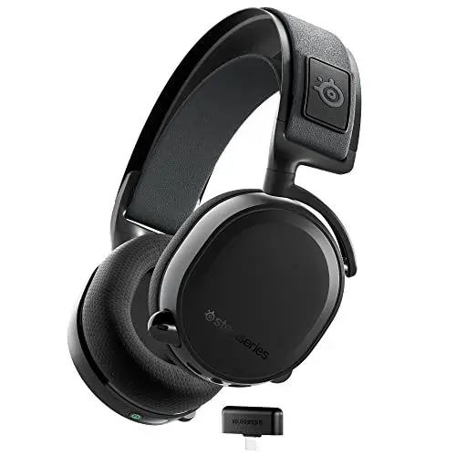 Produktbild: SteelSeries Arctis 7+ - Wireless Gaming-Headset - Verlustfreie 2,4 GHz-Verbindung - 30 Stunden Akkulaufzeit - Für PC, PS5, PS4, Mac, Android und Switch - Schwarz