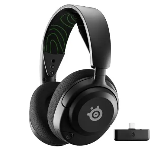 Produktbild: SteelSeries Arctis Nova 5X Wireless Xbox Gaming Headset– Für Xbox, PS, PC, Handy – Magnetische Neodym-Treiber – 100+ Audio Presets – 60 H Akkulaufzeit – 2,4 GHz / BT – ClearCast Gen2.X Mik