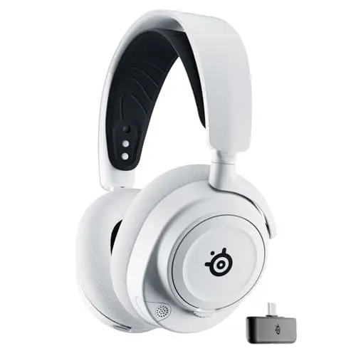 Produktbild: SteelSeries Arctis Nova 7X Wireless – Multi-Platform Gaming Headset – maßgeschneiderte HiFi-Treiber – 2,4 GHz + Bluetooth – 38-Std.-Akku – Einziehbares Mikrofon –Xbox Series X|S, PC, PS5, VR, Switch