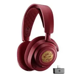 Produktbild: SteelSeries Arctis Nova 7 Wireless - Multi-Plattform - Gaming-Kopfhörer - Dragon Edition - 2 Sets Lautsprecherabdeckungen - Dual Wireless 2,4 GHz/Bluetooth - 38 Std.-Akku - PC, PS, Mobile, Switch