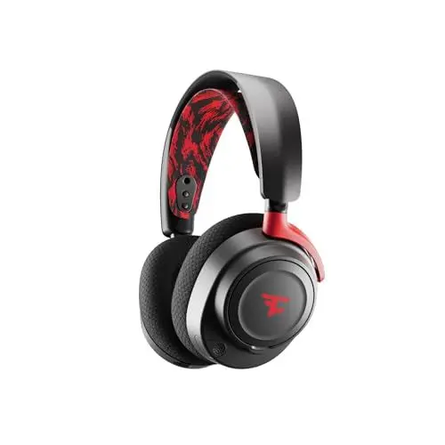 Produktbild: SteelSeries Arctis Nova 7 - Faze Clan Edition - Multi-Plattform-Wireless Gaming-Headset – Dual Wireless 2,4 GHz & Bluetooth – 38 Std.-Akku mit Schnellladefunktion – PC, PS, Mac, Mobilgeräte, Switch