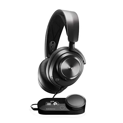 Produktbild: SteelSeries Arctis Nova Pro - Multi-System Gaming-Headset – Hi-Res Audio – 360° Surround-Sound – GameDAC Gen 2 – ClearCast Gen 2-Mikrofon – PC, PS5, PS4, Switch