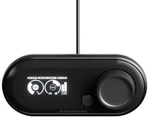 Produktbild: SteelSeries GameDAC - Certified Hi-Res Gaming-DAC und Verstärker für PS5, PS4 und PC, Schwarz