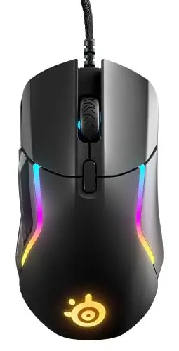 Produktbild: SteelSeries Rival 5 - Gaming-Maus - TrueMove Air Optische Sensor mit 18CPI - 9 programmierbare Tasten - Federleichte 85 Gramm, Schwarz