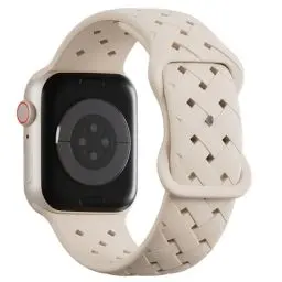 Produktbild: STEEZRD Silikon Sport Kompatibel mit Apple Watch Armband 38mm 40mm 41mm 42mm 44mm 45mm 49mm, Weiche Atmungsaktiv Ersatzarmband für iWatch Armbänder Ultra Series 9 8 7 SE 6 5 4 2 1 Damen Herren