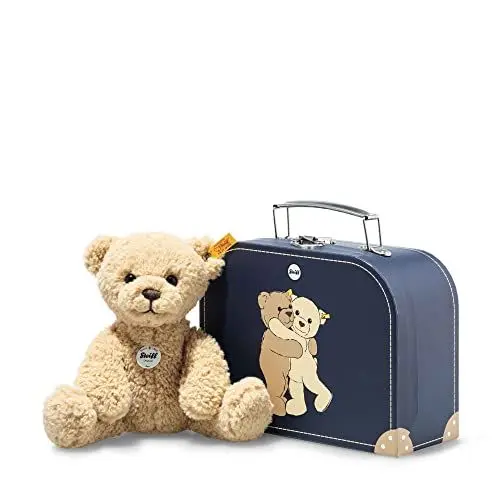 Produktbild: Steiff 114021 Teddybär Ben - 21 cm - Kuscheltier - beige im Koffer