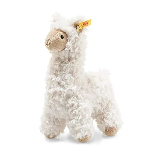 Produktbild: Steiff Soft Cuddly Friends Leandro Lama - 19 cm - Kuscheltier für Kinder - weich & waschbar - Creme (069444)
