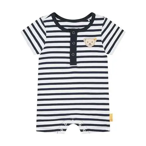 Produktbild: Steiff Baby-Jungen Spielanzug, Blue Nights, 80