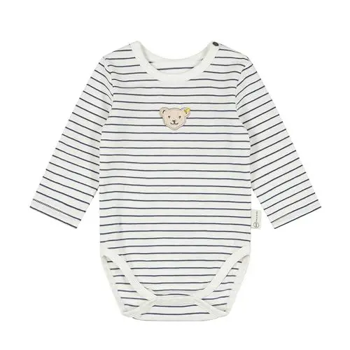 Produktbild: Steiff Baby-Mädchen Body Langarm, Cloud Dancer, 50