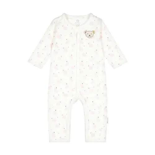 Produktbild: Steiff Baby-Mädchen Print Strampler Langarm, Cloud Dancer, 62