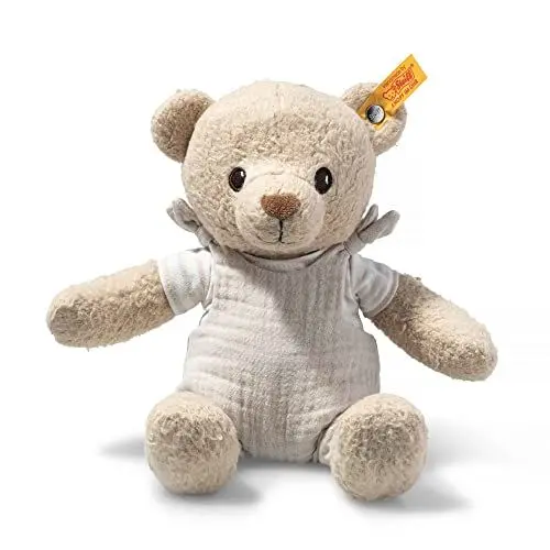 Produktbild: Steiff Kuscheltier Noah Teddybär, Süßes Stofftier, Jungen, Mädchen & Babys ab 0 Monaten, Soft Cuddly Friends, Plüschtier 26 cm, Beige, 242755