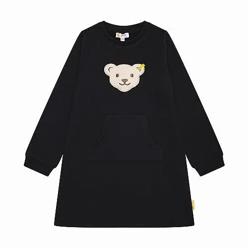 Produktbild: Steiff Mädchen Kleid Langarm Kinderkleid, Navy, 92