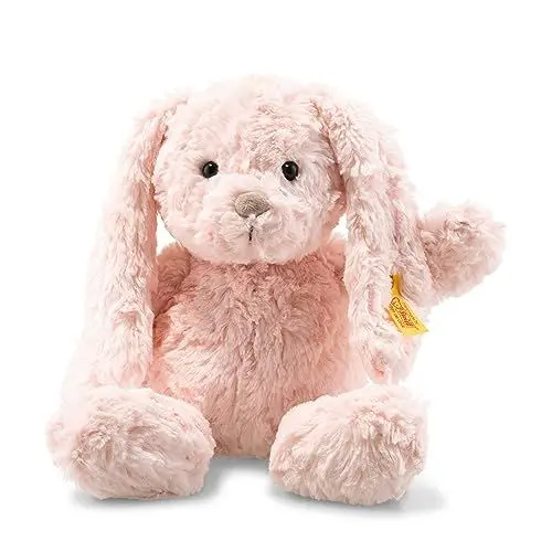 Produktbild: Steiff Tilda Hase - 30 cm - Plüschhase mit Schlappohren - Kuscheltier für Kinder - Soft Cuddly Friends - beweglich & waschbar - rosa (080623)