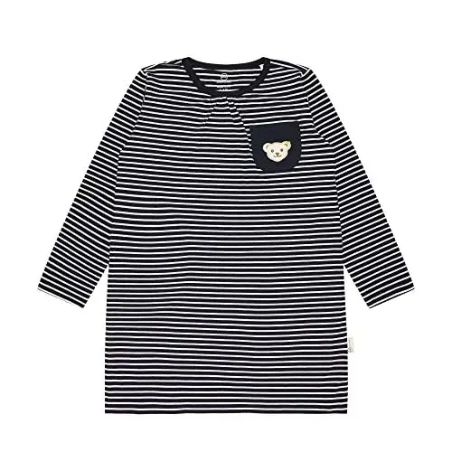 Produktbild: Steiff Unisex Langarm Nachthemd, Navy, 92