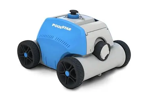Produktbild: Steinbach Poolstar Poolrunner Battery+ – 061013AV – Kabelloser Bodensauger für Pools mit bis zu 18 m² Bodenfläche – Bis zu 2 Stunden Akkulaufzeit – Auch für Salzwasser geeignet