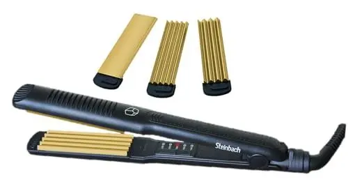 Produktbild: Steinbach Professional 603 Cute Crimper Straightener Turmalin Ionic 3 in 1 schwarz
