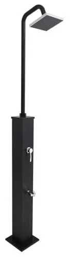Produktbild: Steinbach Solardusche Deluxe Supreme – 049015 – Platzsparende Gartendusche mit 26 l Aluminiumtank und selbstentkalkendem Megaduschkopf – 2,23 m hoch