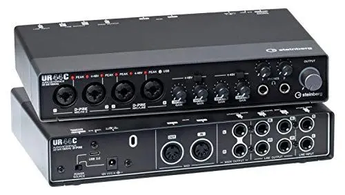 Produktbild: Steinberg UR44C USB 3.0 Audio-Interface, inklusive Cubase AI, Cubasis LE und Steinberg Plus Software-Paket