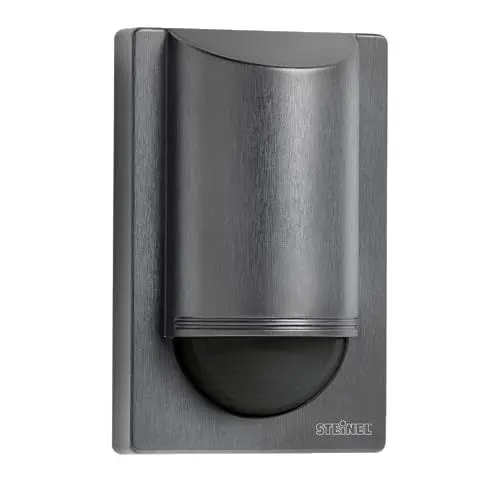 Produktbild: Steinel Bewegungsmelder is 2180 ECO Anthrazit, 180°/12 m PIR-Sensor, 350 W LED Schaltlast, Wandsensor, Unterkriechschutz