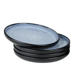 Produktbild: Steingut Frühstücksteller 4 Pcs.Greentainer Dessertteller Set -Kuchenteller spülmaschinen- und kratzfest -Kleine Teller,Salatteller|& mikrowellenfest