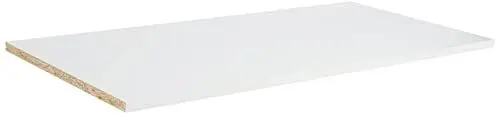 Produktbild: Stella Trading 2er Set Einlegeboden Kleiderschrank Weiß - passend zum Drehtürenschrank BASE - 77,8 x 1,5 x 39,5 cm (B/H/T)