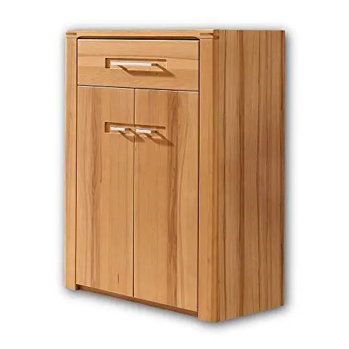 Produktbild: Stella Trading Nature Plus Schuhschrank teil-massiv aus Kernbuchenholz - Schuhregal mit viel Stauraum für Ihre Schuhe - 74 x 100 x 40 cm (B/H/T)