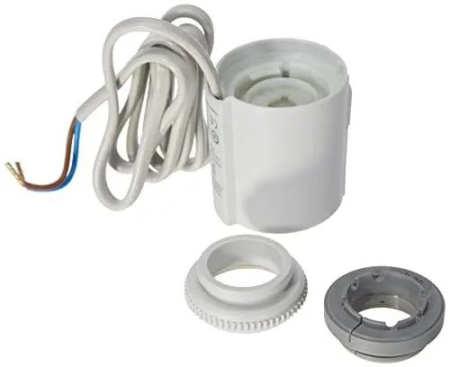 Produktbild: Möhlenhoff Stellantrieb Alpha 5 für Fußbodenheizung 230V mit VA80 - Weiß, Grau - Stationär - TÜV zertifiziert
