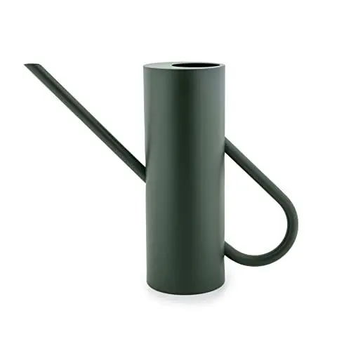 Produktbild: Stelton Bloom Blumengießkanne 2L, für Zimmerpflanzen. Giesskanne mit langem Ausgießer, pulverbeschichtet mit Matter Oberfläche. Standfest durch eine gerillte Silikonmatte am Boden. Farbe: Grün