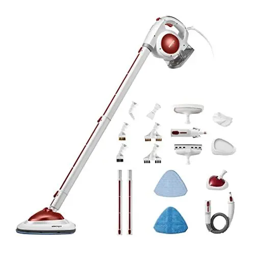 Produktbild: Stemoo 331605 Boden- & Hand Multifunktions Dampfreiniger, 19-in-1, für Teppichfliesen Boden und Polster, entfernt bis zu 99,9% der Bakterien
