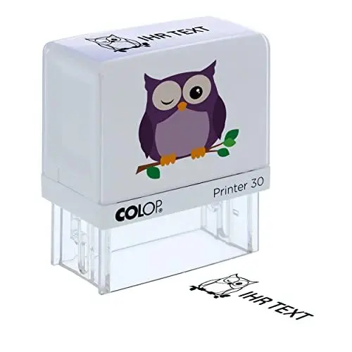 Produktbild: stempel-fabrik Kinderstempel Namensstempel/Personalisierter Adresstempel - Stempel für Kinder mit Motiv 