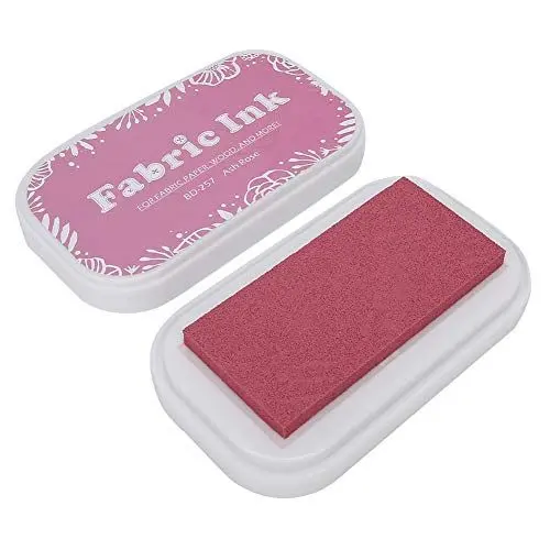 Produktbild: Stempelkissen, Druckkissen, Stempelkissen, Gummi, Stempel, Handbuch, Schwamm, Retro-Zubehör, Stempelkissen, Buch, Farbe, Tintenschwamm, Kunststoff (BD-257 Rosenasche)