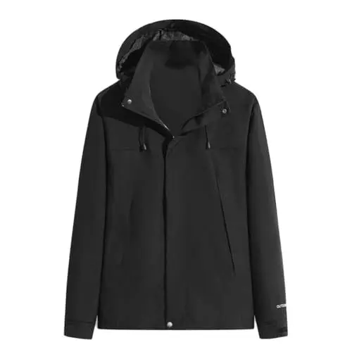 Produktbild: Steppjacke Herren wildlederjacke Herren Jacke abnehmbare ärmel Daunenjacke Jungen Mens Winter Jacket gefütterte Arbeitsjacke Strickjacken für Herren Sweatjacke Herren mit Kapuze