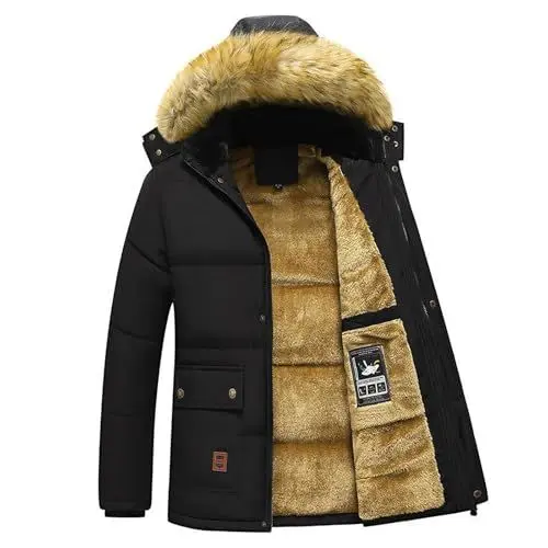 Produktbild: Steppjacke Herren wildlederjacke Herren Jacke mit Innenjacke Herren Regenjacke Herren faltbar Arbeit Jacke Herren Jacke Herren Winter Kurzmantel Herren Winter Jeansjacke Herren gefüttert