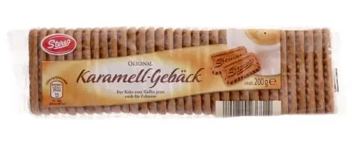 Produktbild: Stereo Karamell-Gebäck, 200 g