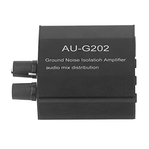 Produktbild: Stereo-Audioverstärker, DC 12 V Stereo-Musiksignal-Vorverstärker, 2 Eingänge und 2 Ausgänge, Mix-Verteilungssplitter, mit 3,5 Mm, Komponentenverstärker