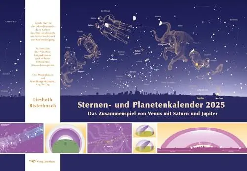 Produktbild: Sternen- und Planetenkalender 2025