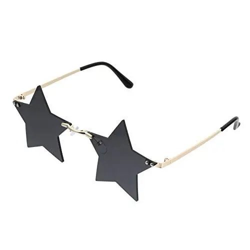 Produktbild: Sternförmige Sonnenbrille Lustige Gläser Brillen Neuheit Sonnenbrille Photobooth Requisiten Brillen Mode für Frauen Männer