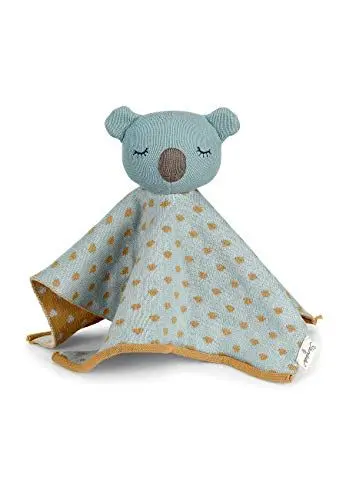 Produktbild: Sterntaler 3202105 Stay true to nature Strick-Schmusetuch Koala Kalla, Für Babys ab dem 1. Monat, Größe M, 30 x 13 cm, Hellblau