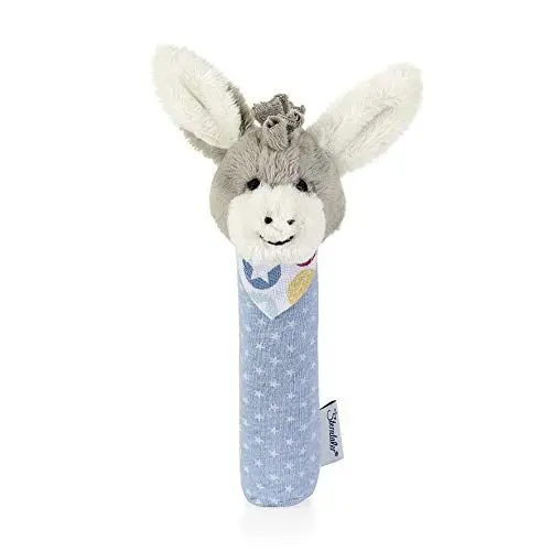 Produktbild: Sterntaler 3312000 Greif-Quietsche Esel Emmi, Alter: 0-36 Monate, Größe: 18 cm, Farbe: Hellblau/Grau