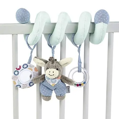 Produktbild: Sterntaler 6612000 Spielzeugspirale, Esel Emmi, Inklusive Rassel, Alter: Für Babys ab der Geburt, Mehrfarbig