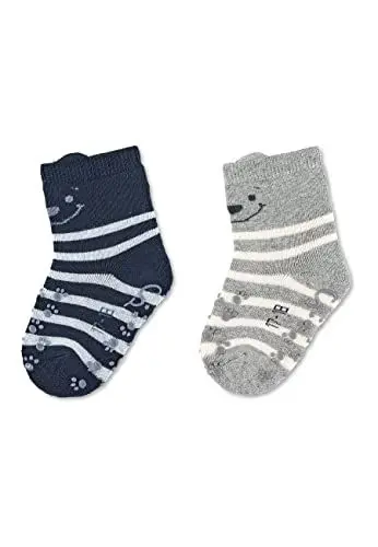 Produktbild: Sterntaler Jungen Abs Krabbelsocken Dp Bär Socken, Marine, 20 EU