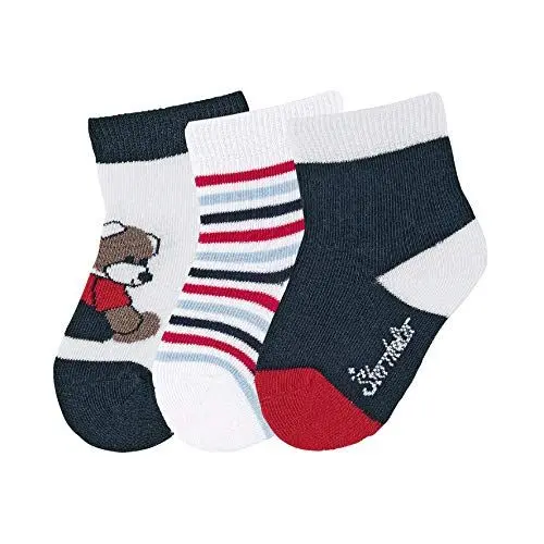 Produktbild: Sterntaler Baby-Jungen Söckch.3er-Pack Bär Socken, Marine, 16