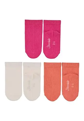 Produktbild: Sterntaler Baby-Mädchen Sneaker 3er-Pack Uni Söckchen, pink, 17-18