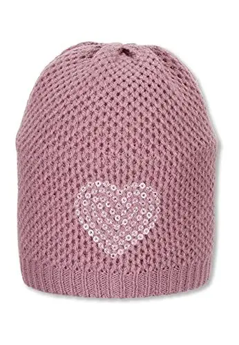 Produktbild: Sterntaler Baby-Mädchen Strickmütze Herz Mütze, Rosa, 47