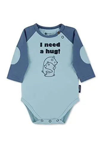 Produktbild: Sterntaler Baby Jungen Baby Body Bären Druck Body - Body Baby, Baby Wickelbody - aus Single Jersey mit süßem Druck - himmelblau, 62