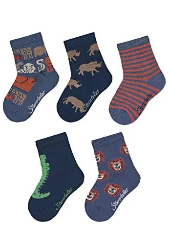 Produktbild: Sterntaler Baby Jungen Socken 5er Pack - Babysocken, Babysöckchen, aus Baumwolle - blau, 18