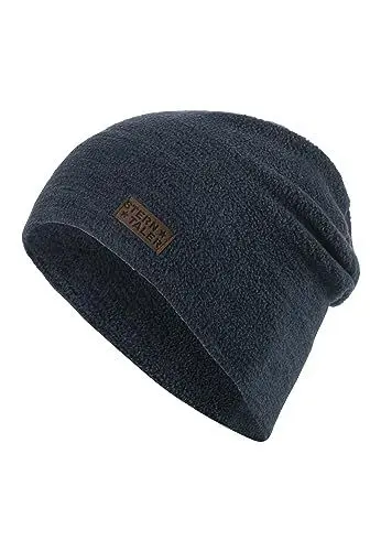 Produktbild: Sterntaler Baby Jungen Beanie Baby Slouch-Beanie Melange Mütze - Beanie Baby, Kinderbeanie, Babymütze - aus Microfleece - marine, 53