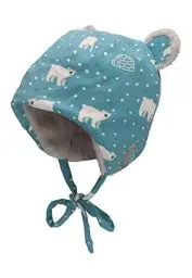 Produktbild: Sterntaler Baby Jungen Mütze Baby Eisbär Mütze - Mütze Baby, Kappe Kinder - aus Jersey mit Eisbär und Bindeband - himmelblau, 41
